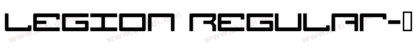 Legion Regular字体转换